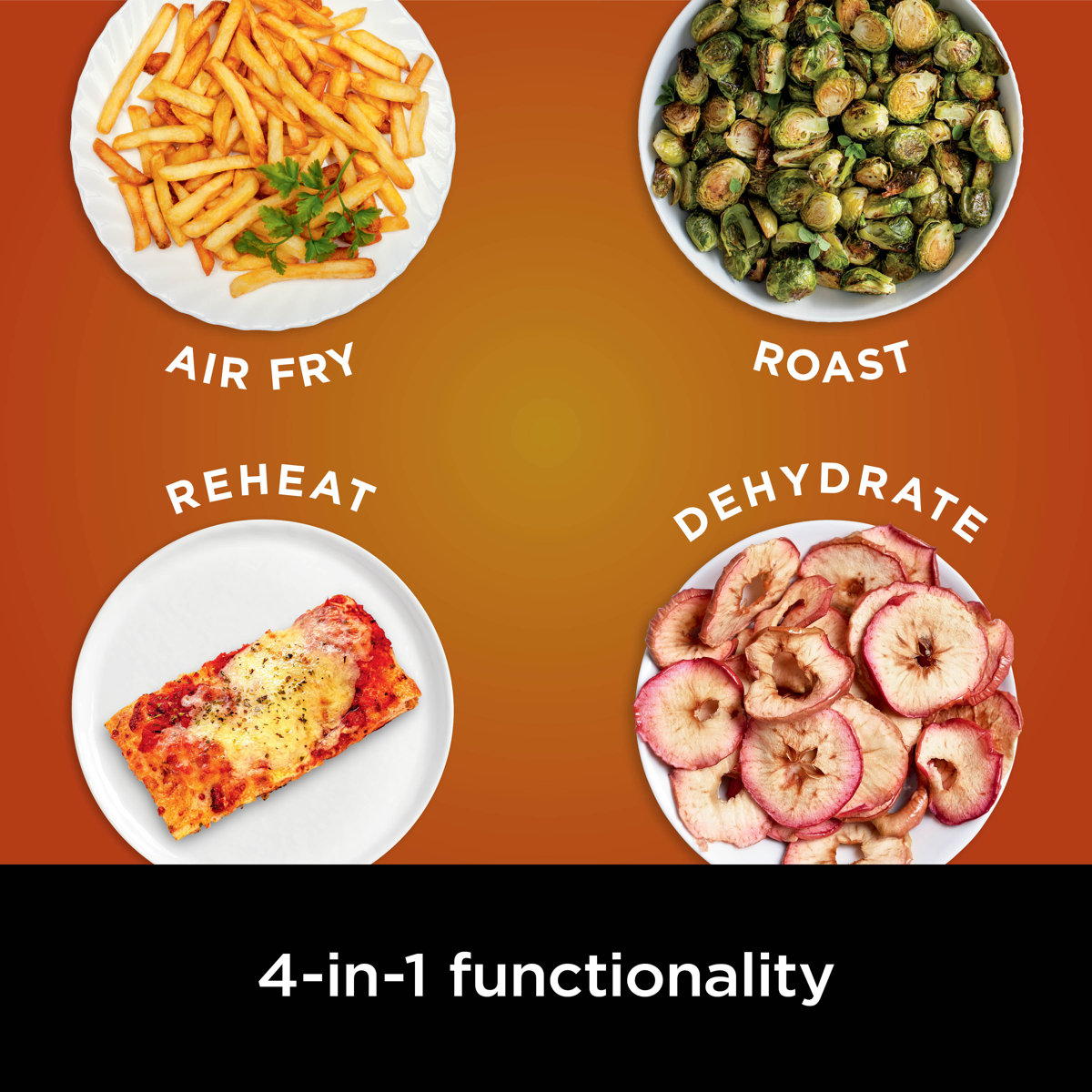 Ninja® Air Fryer Pro 4-in-1 with 5-Quart Capacity, Air Crisp Technology, Non-Stick Basket & Crisper Plate